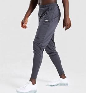 Pantalon de jogging pour homme noir et blanc avec cordon de serrage, taille élastique, décontracté, respirant, en polyester tricoté léger, coupe ajustée, automne - Product Image 5