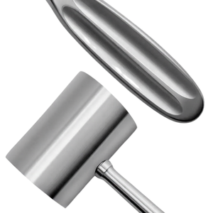 Martillo Quirúrgico Ortopédico Kirk Bone de 7 Pulgadas y 22 oz, Cabeza Cilíndrica de Acero Inoxidable, Mango Ranurado, Reutilizable, Herramienta con Certificación CE - Product Image 5