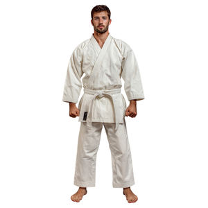 Combinaison de boxe 100% coton pour hommes, tissu de haute qualité 280g, combinaison de judo pour hommes, respirante et légère, combinaison de karaté - Product Image 5