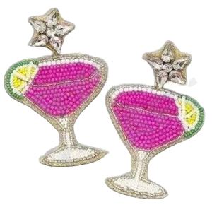 Fiestas de cristal de cóctel Pendientes colgantes de moda especial Nueva llegada Cuentas hechas a mano transfronterizas Lentejuelas dulces Creativo de moda - Product Image 1