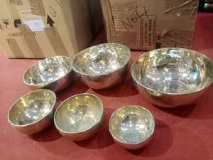 Handcrafted Brass Traditional Singing Bowls-Multi-piece Package for Home Decoration - Product Image 3