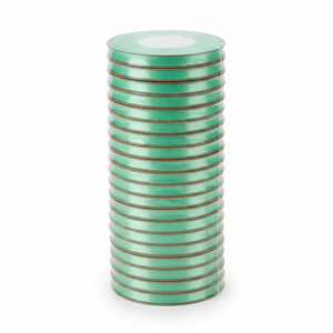 Cinta de Satén Verde Menta de 6mm, 100% Poliéster, 20 Rollos x 8 Metros, para Regalos de Spa, Pascua y Baby Showers, Envoltura de Regalos al por Mayor - Product Image 3