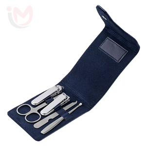 Portable 7 in 1 5PCS Stainless Steel Infant & Adult Manicure & Pedicure Kit Professional Little Star <b>Nail</b> Grooming Set Color Box - Product Image 4