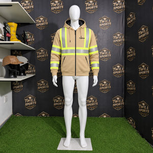 เสื้อฮู้ดสะท้อนแสงสำหรับงานก่อสร้างถนน ขายส่งราคาถูก สวมใส่สบาย ผลิตจากโพลีเอสเตอร์บุขนแกะ อุ่นสบาย ปลอดภัย มองเห็นได้ชัดเจน - Product Image 4