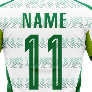 ชุดเสื้อฟุตบอลสีขาวและชมพู ชุดฟุตบอล เสื้อผ้ากีฬา ชุดกีฬาพิมพ์ลาย ชุดฟุตบอล ชุดฝึกซ้อมสำหรับผู้ใหญ่ - Product Image 5