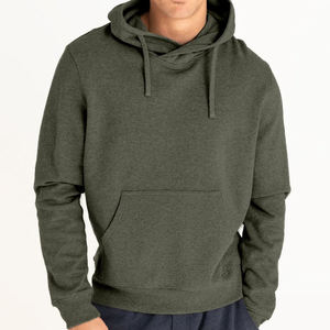 Fabricant OEM en gros sur mesure, fournisseur de sweats à capuche en coton pour hommes, coupe athlétique, production sous marque privée - Product Image 1