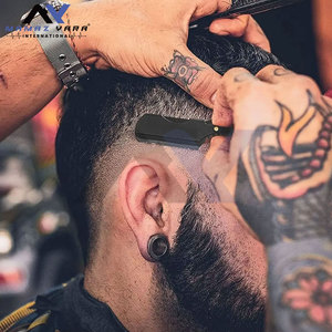 Navaja de Afeitar Recta Profesional para Barbero, Nueva, de Alta Calidad, para Hombres, con Anillo Individual, Compatible con Otros Modelos - Product Image 5