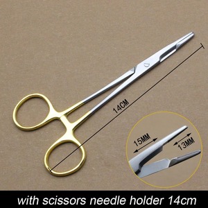 1 pièce – Porte-aiguilles manuel multifonctionnel en acier inoxydable avec ciseaux – Kit d'instruments - Product Image 5