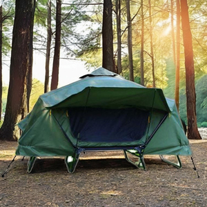 Presa di fabbrica per esterni a doppio strato da pesca lettino tenda impermeabile in tessuto Oxford da terra - Product Image 6