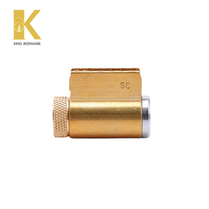 Cylindre de serrure de porte en laiton de 32 mm personnalisé avec gorge SX, finition chrome satiné, accessoires optionnels disponibles - Product Image 6