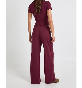 Pantalones Deportivos Personalizados de Secado Rápido y Ecológicos para Mujer, Cintura Alta, para Entrenamiento, Joggers Holgados, Pantalones de Descanso - Product Image 2