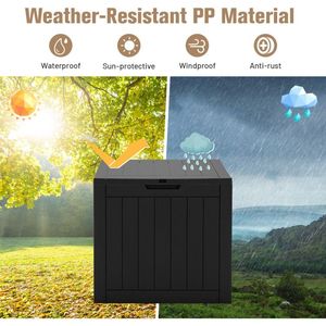 Contenedor de Almacenamiento para Terraza con Asiento, 30 Galones - Product Image 5