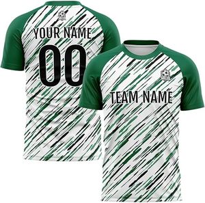 เสื้อทีมฟุตบอลทีมชาติ ออกแบบเองได้ ขายส่ง แห้งเร็ว ระบายเหงื่อ กางเกงฟุตบอลสั้น ชื่อทีม ชื่อผู้เล่น เบอร์ - Product Image 2