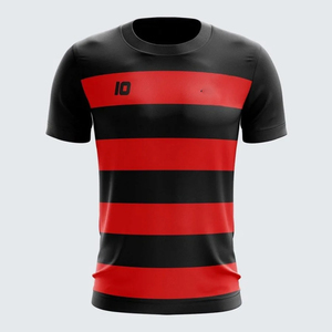Uniforme de Fútbol Personalizado, Jersey de Fútbol Sublimado, Manga Corta, Transpirable, Poliéster, Equipación de Equipo, Venta al Por Mayor OEM - Product Image 2