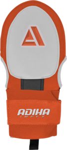Guante de Béisbol ADIHA IMPEX, Protección Duradera de Tela No Tejida para Jugadores, Naranja y Blanco - Product Image 2