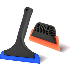 Pratica Spatola in Silicone da 5 Pollici per Auto, Tergicristallo per Parabrezza, Finestrini e Specchietti, Comoda Spatola in Gomma con 6 Piccole Lame - Product Image 1