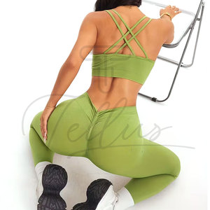 Conjuntos de Yoga de Secado Rápido al por Mayor, Colores Personalizados, Transpirables, Suaves y Duraderos, Conjuntos Deportivos de Cintura Alta para Mujer, Conjuntos de Yoga - Product Image 5