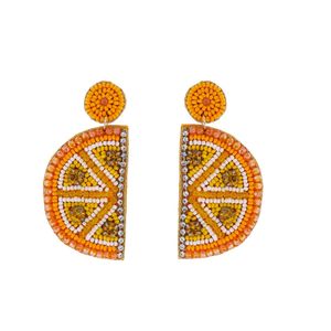 Pendientes de Festival con Cuentas de Semillas Glamorosas, Diseño Artístico, Bordado con Cuentas de Semillas, Pendientes de Moda de Lujo - Product Image 2