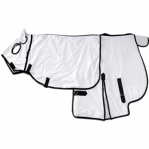 Summer Horse Flag Hybrid Rug Combo Attached Hood Ripstop Mesh Blanket Cotton Manufactured Equine Riding House Kanpur India - Product Image 2