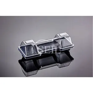 S3P 450ml Disposable Food Plastic 3 Compartment Container for Takeaway Takeout Lunch Box with Lid