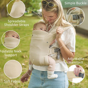 Portabebés Ergonómico para Recién Nacidos y Niños Pequeños, Cómodo y Transpirable, para Viajes, Múltiples Posiciones de Transporte - Product Image 3