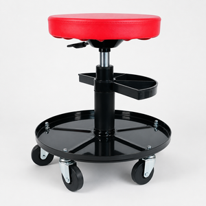 Tabouret roulant pneumatique de 300 lb avec plateau de rangement pour outils, idéal pour garage, étanche, portable, facile à assembler GAPSTL009 - Product Image 1