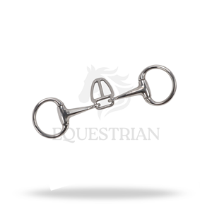Bocado de doma Eggbutt Bradoon con control de lengua para entrenamiento y control en equitación - Product Image 4
