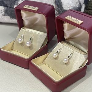 ต่างหูมุกน้ำจืดธรรมชาติขนาด 9-10 มม. ความเงางามสูง ทรงกลม สะท้อนแสง ขนาดใหญ่ โปร่งใส - Product Image 4