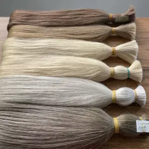 ผมแท้สีน้ำตาลตรงยาวแบบเรมี่อินเดีย ความหนาแน่น 100% แบบเป็นมัด  ฐานไหมแบบใส HD  แบบดับเบิ้ลดรอน  แบบพันรอบ  สามารถปรับแต่งสีได้ - Product Image 1