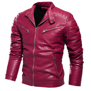 SMART SHINE ENTERPRISES Veste en cuir véritable de haute qualité pour hommes, douce, durable, légère, décontractée, pour l'extérieur, hiver - Product Image 3