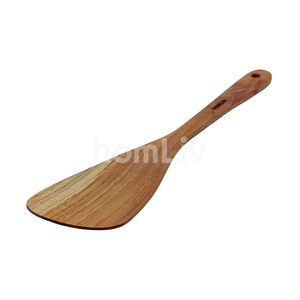 Kaira Teak Wood Spatula Sustainable Food Safe No <b>Paint</b> and Varnish Halal Customized Kitchen Natural Sustainable Teak Wooden - Product Image 1