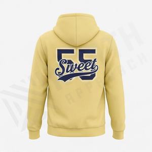 Sweat à capuche zippé personnalisé pour le sport – Nom, numéro, logo d'équipe sur mesure – Idéal pour entraîneurs, joueurs, vêtements de sport décontractés – Couleur personnalisable - Product Image 2
