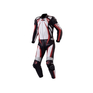 Best Quality Women's Leather Motorbike Racing Suit Waterproof & Windproof Full Sleeve KRATOS Brand - Product Image 1