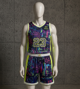 Kit de basketball personnalisé 2026 Micah Corporation – Ensemble maillot et short en mesh respirant entièrement sublimé - Product Image 1