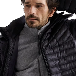 <b>Top</b> Quality Custom Logo Design Winter Outdoor Heavyweight Padded <b>Bubble</b> Puffer Down Jacket for Men With Hood - Product Image 6