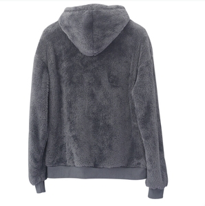 Men's Casual Winter <b>Jumper</b> <b>Pullover</b> Double-Sided Wool Fleece Hoodie with O-Neck Pocket Regular Fit Anti-Shrink Warm Sweatshirt - Product Image 2