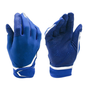 Guantes de Bateo de Béisbol de Cuero Sólido de Primera Calidad para Adultos, Guantes de Entrenamiento Antideslizantes de Dedo Completo con Cierre de Gancho y Bucle - Product Image 1
