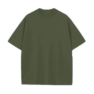 เสื้อยืดผู้ชายแบบกำหนดเอง เสื้อยืดสตรีทแวร์คุณภาพสูง ผ้าฝ้าย 100% เนื้อหนา ทรงโอเวอร์ไซส์ คอกลม สำหรับผู้ชาย ขายส่ง - Product Image 3