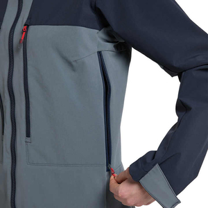 Women Winter Softshell <b>Quilted</b> <b>Jacket</b> Waterproof Zipper Knitted Solid <b>Pattern</b> Outdoor Hiking Breathable Quick-Dry - Product Image 4