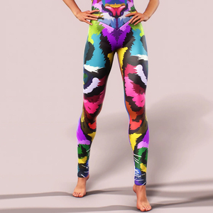 Combinaison de sport et de yoga sans couture en maille côtelée à bretelles larges, soutien-gorge intégré, haute performance - Product Image 2