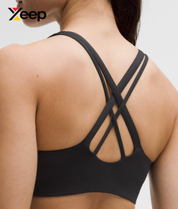 XEEP สปอร์ตบราโยคะคุณภาพสูงสำหรับผู้หญิง รุ่น XC-SB-89 ดีไซน์เรียบง่าย ระบายอากาศได้ดี สายปรับได้ แผ่นรองถอดออกได้ รองรับได้ดี แห้งเร็ว - Product Image 4