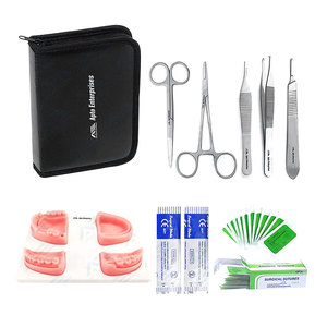 Advanced Suture Skill <b>Practice</b> Emergency Wound Closures Device Surgical instruments Medic Instrument Suture <b>Pad</b> & Complete Tools - Product Image 1