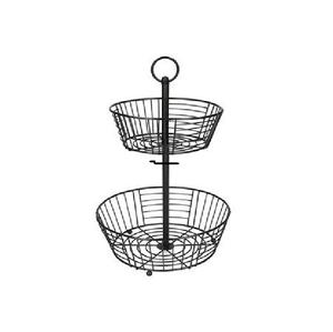 Cesta de Alambre Metálica Negra de Alta Venta para Decoración de Mesa de Cocina y Sala de Estar, Cesta de Almacenamiento con Tamaño y Forma Personalizables - Product Image 4