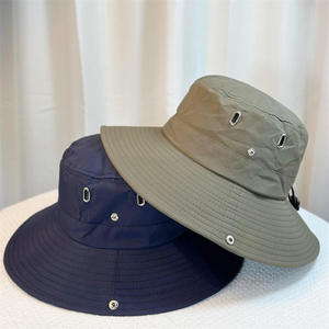 Plain Bucket Hat Lightweight Cotton Sun Protection <b>Cap</b> Breathable Unisex Outdoor Travel Casual Streetwear - Product Image 4