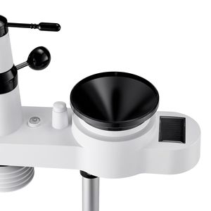 Estación Meteorológica Wi-Fi 5 en 1 con Pantalla VA de 7.5 Pulgadas, Sensor Exterior Inalámbrico con Energía Solar, Pluviómetro para Uso en Interiores y Exteriores - Product Image 3