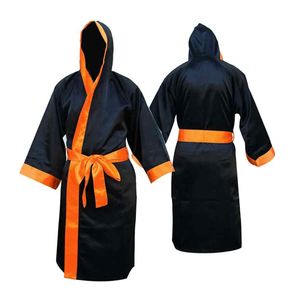 Robe de boxe personnalisée en tissu de haute qualité avec logo – Protectrice et écologique, toutes saisons, couleurs et tailles personnalisables - Product Image 5
