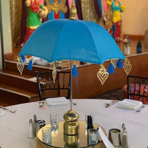 Mesa de paraguas de boda suave decoración de mesa de comedor elegante para eventos de boda - Product Image 5