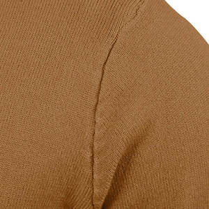 Customizable High Quality 100% Wool Winter <b>Men</b> <b>Cardigans</b> with Embroidery V-neck Thin Breathable OEM/ODM Service - Product Image 6