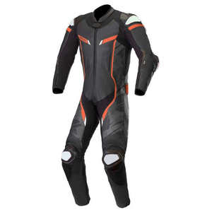 Combinaison de moto en cuir noir pour homme, équipement de protection premium pour la conduite - Product Image 2