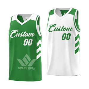 เสื้อบาสเก็ตบอล Sparkwell ชื่อทีม 00 แบบซับลิเมชั่น คอวี สายรัดรูปตัว T ลาย 3 มิติ ผ้าตาข่าย ทรงแอธเลติก สำหรับผู้ใหญ่ทุกเพศ ทุกฤดู - Product Image 3